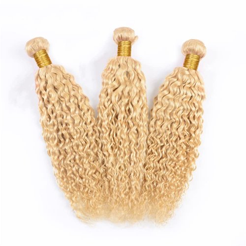 613 Bundles Blonde Water Wave Bundles Human Hair 613 Wet and Wavy Bundle 24 26 28 Inch Brazilian Virgin Hair 613 Beach Wave Bundle 300g