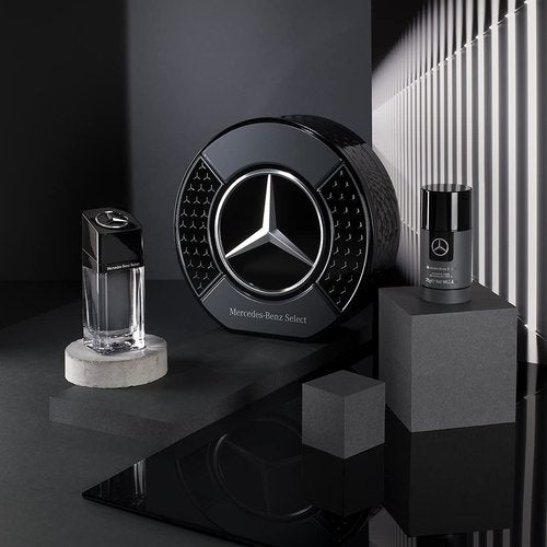 Mercedes Benz Select Giftset - EDT Spray and Deodorant Men for Everyday Wear - Alcohol-Free Deodorant Stick - Woody Amber Mens Cologne - 2 pc