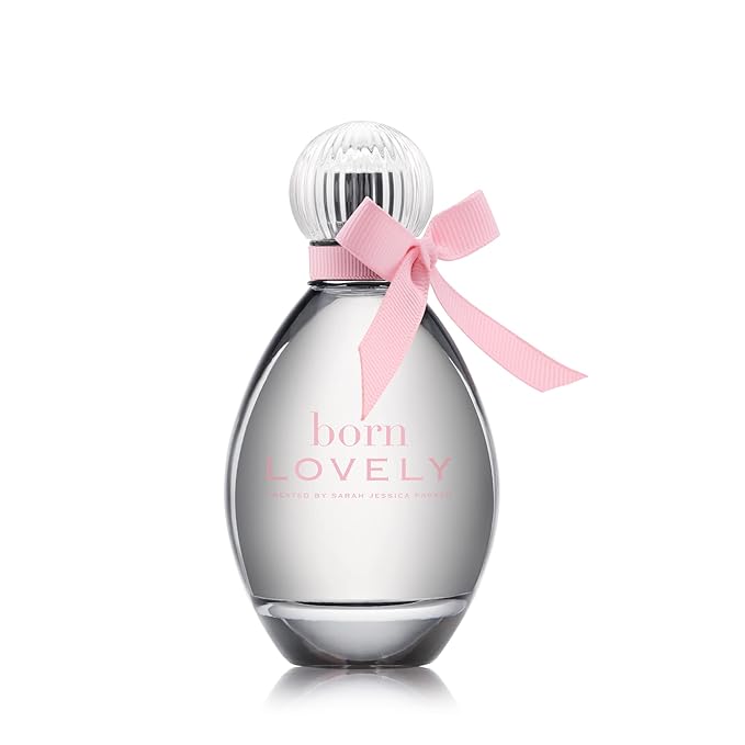 SJP Born Lovely Lush, Sweet, Elegant Amber Floral Eau De Parfum Spray Fragrance for Women - Mandarin, Peony, Honeysuckle, and Freesia - Intense, Long Lasting Scent - 1.7 oz