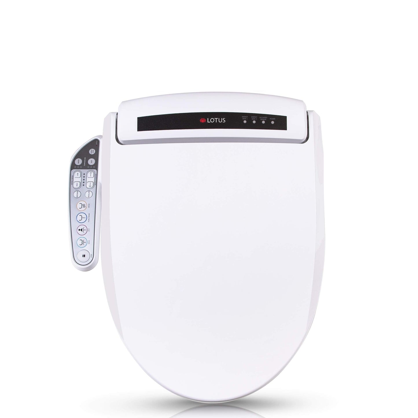Lotus Bidet ATS-908 Elongated, Purestream Function(Constipation Relief) Heated Seat, Temperature Controlled Wash, Warm Air Dryer, Easy DIY Installation, Made in Korea