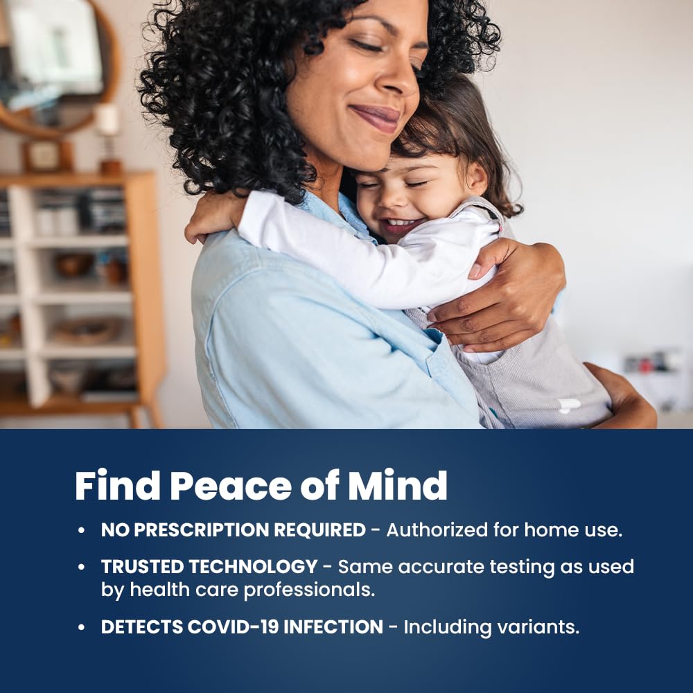 COVID Home Test Kit by Flowflex, Rapid Results in 15 Minutes, Trusted OTC COVID-19 Antigen Testing Kit, FSA and HSA Eligible, Easy to Use & No Discomfort, 1 Pack 5 Tests