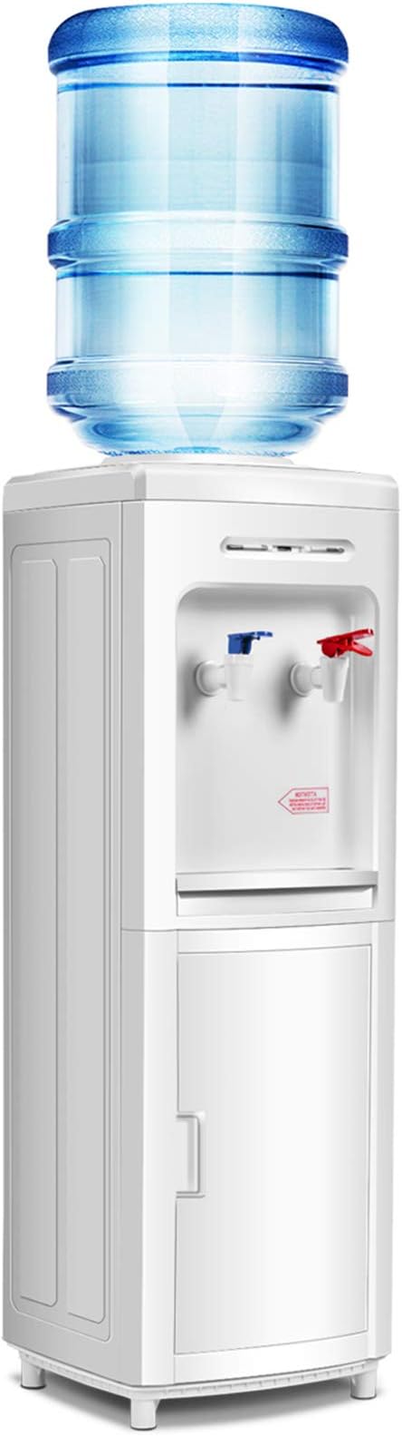 SAFEPLUS Top Loading Water Cooler Dispenser, Hot & Cold Freestanding Water Cooler Holds 5 Gallon Bottles Perfect for Home ...