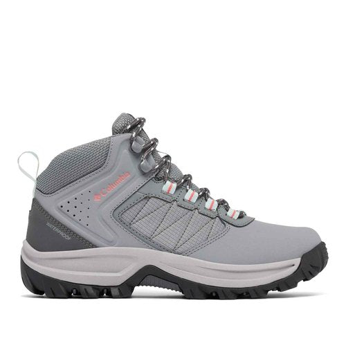 Columbia Womens Transverse Waterproof Hiking Boot, Titanium Grey Steel/Juicy, 10 Wide