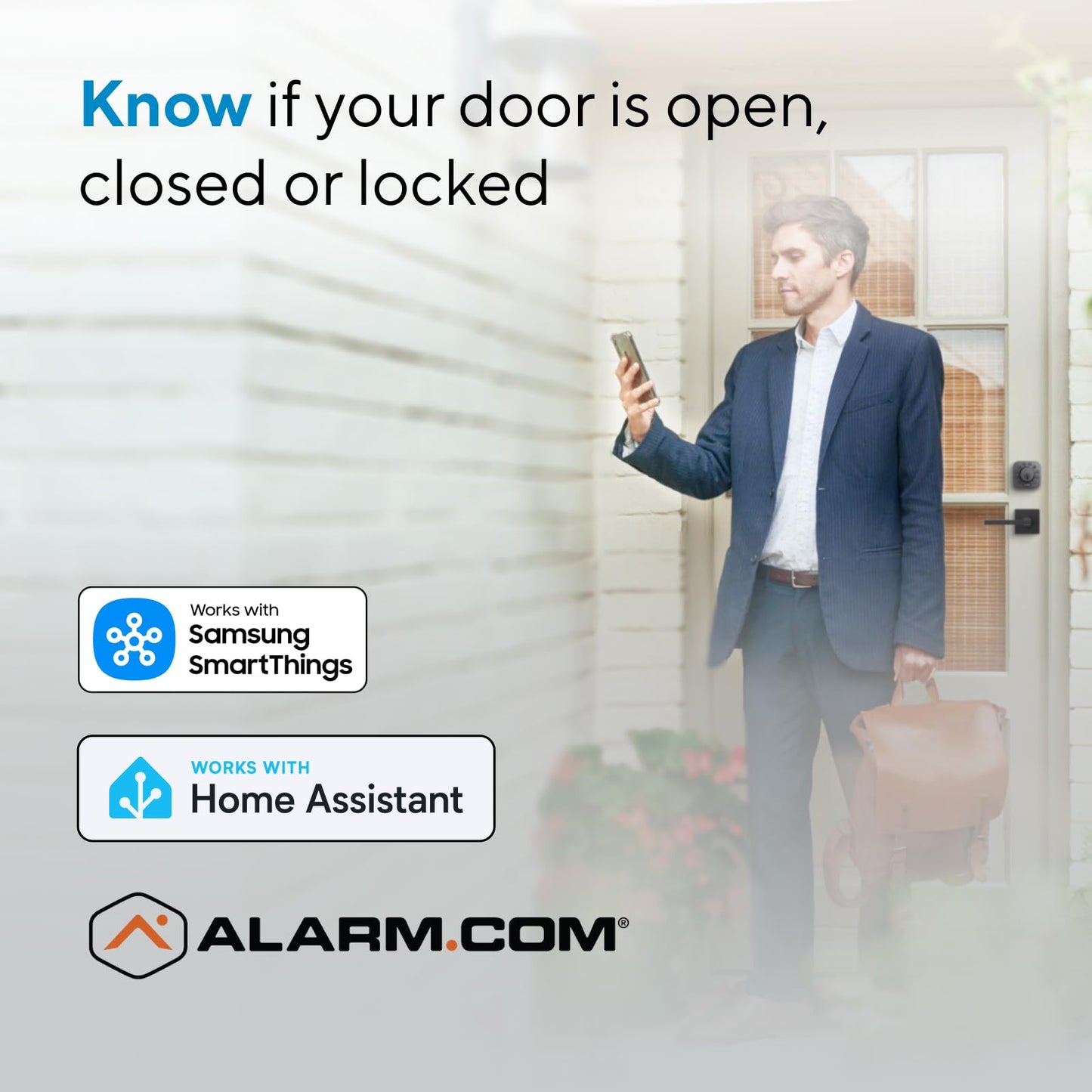ULTRALOQ Bolt Z-Wave Deadbolt Smart Lock with 800 Series Z-Wave Long Range for App, Code Entry, Auto Lock and Remote Access, Works with Alarm.com, Home Assistant, SmartThings, Hub Required