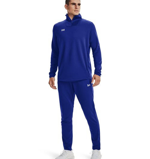 Under Armour Mens Command Warm-Up Pants - Heat Trapping 3XLT Royal-White