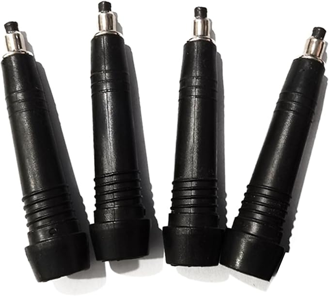XINNIKESI Camper Accessories, 4 Pieces Carbon Steel Trekking Stick Tip Protectors Hiking Rod Tip Replacement for Hiking St...