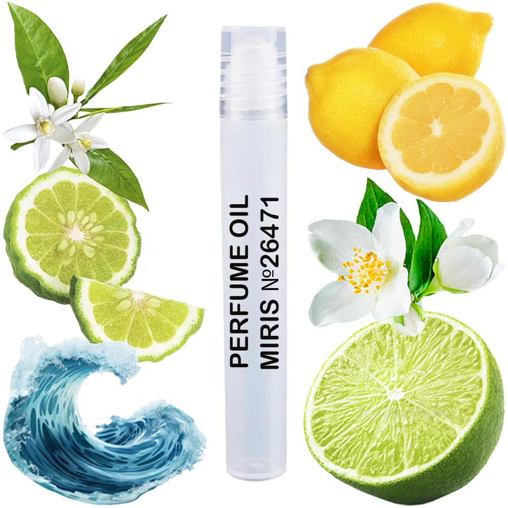 MIRIS No. 26471, Inspired by Aqua Di Gi Pour Homme, Long-Lasting Perfume Oil for Men Roll-On, Rollerball 0.34 Fl Oz / 10 ml