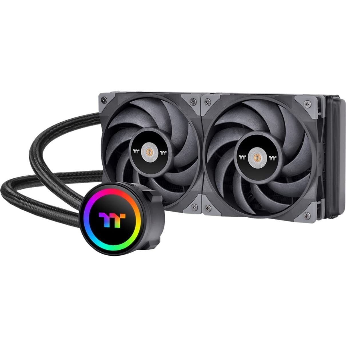 Thermaltake Toughliquid 240 Argb Motherboard Sync All-In-One Liquid Cpu Cooler, Amd (Am5/Am4) / Intel (Lga 1700/1200), 240Mm Hig