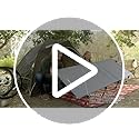 MARCHWAY Lightweight Folding Tent Camping Cot Bed with Lever Lock, Easy Setup Portable Compact for Outdoor Travel, Huntin...