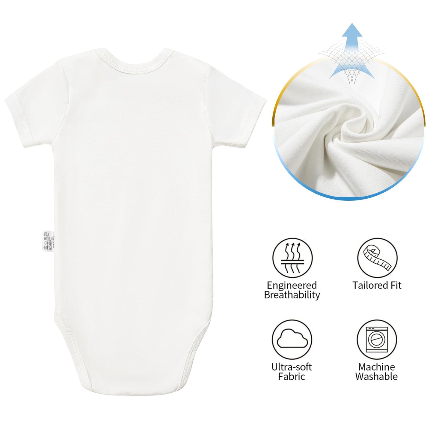 Player 3 Has Entered the Game Bodysuits, Gaming Gamer Baby Romper Short Sleeve Infant Toddler Outfits Jumpsuit, Newborn Gifts Baby Boys Girls Unisex (White, 0-3Months)
