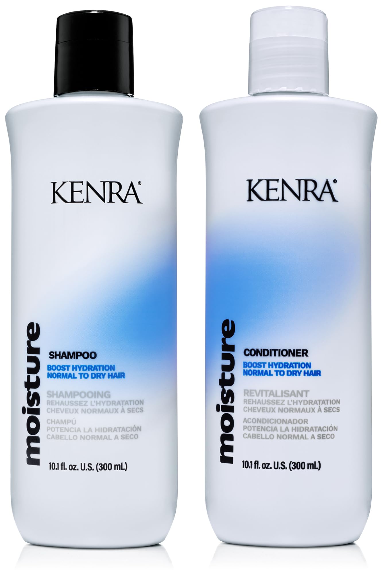 Kenra Professional Moisture Shampoo & Conditioner Set | Boost Hydration | Improve Manageability and Shine | Nourish Dry Hair | C