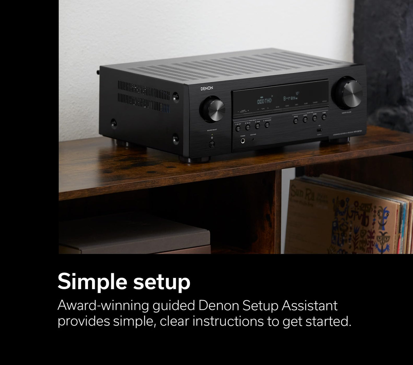 Denon AVR-S670H 5.2 Ch Home Theater Receiver, 8K UHD HDMI Receiver (75W x 5), Streaming via Built-in HEOS Bluetooth & Wi-Fi, Dolby TrueHD, Dolby Pro Logic II DTS HD Surround Sound System for TV