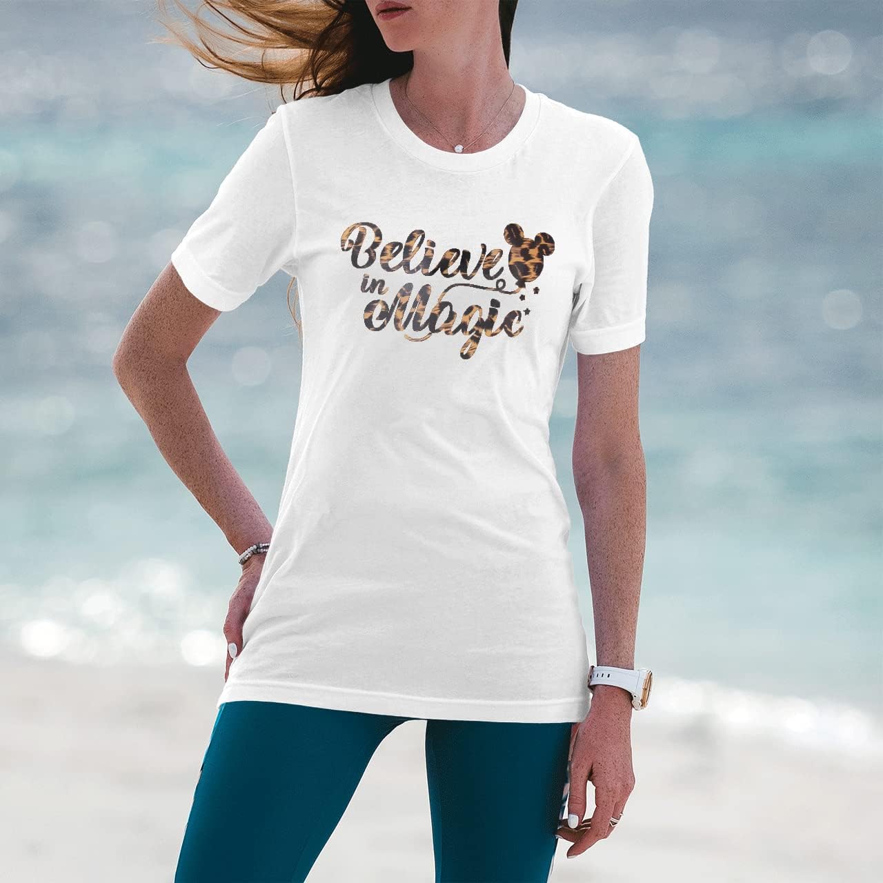 Threadart Metallic Foil Leopard Heat Transfer Vinyl Film | Custom Cut Roll 20" Wide by The Yard | Compatible with Venture Explore and Maker, Silhouette Cameo, & Large Format Cutters