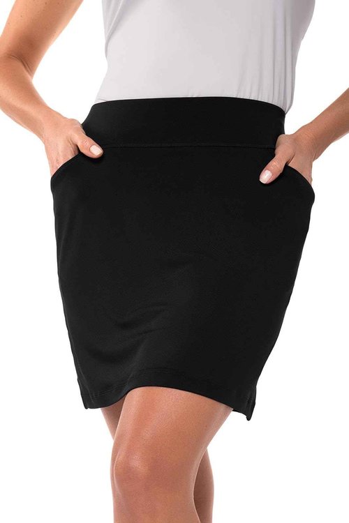 Performance Skort - UPF 50+ Sun Protection - Corta in Black
