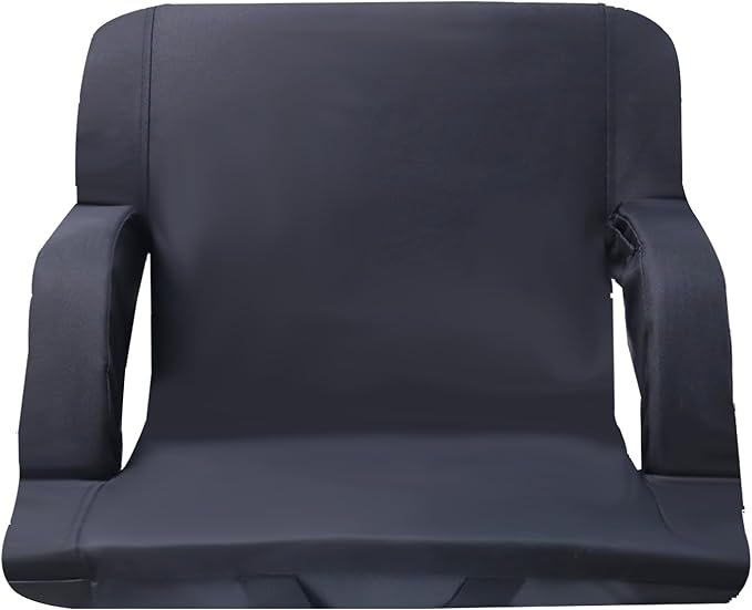 VANCUS Stadium Seats for Bleachers Back Support - Wide Padded Cushion Portable Reclining Bleacher Seat Camping Stadium Chair Waterproof
