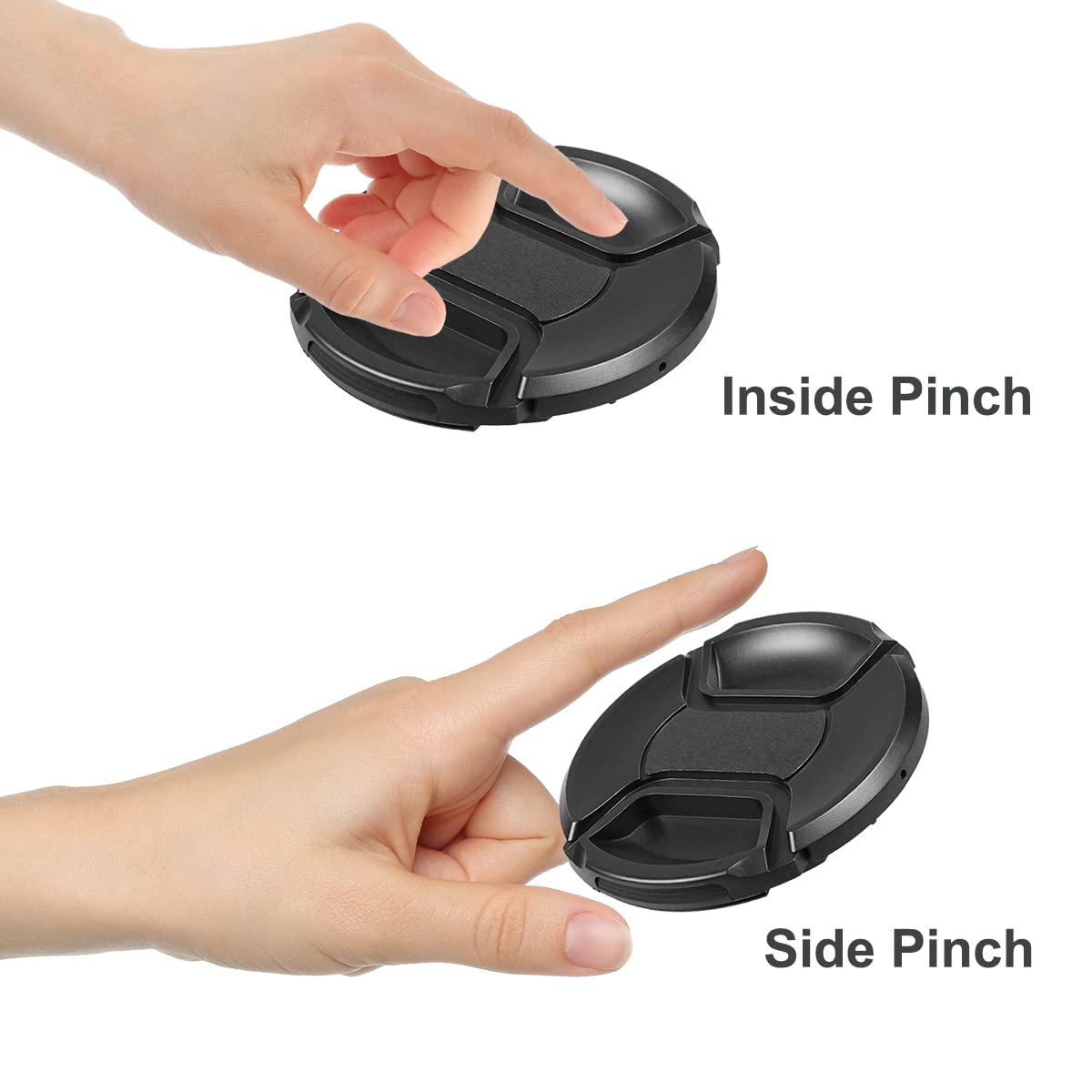 Sioti 43Mm Lens Cap (2 Packs), Camera Lens Cover, Compatiable For Almost All Brands Of Lenses(43Mm)