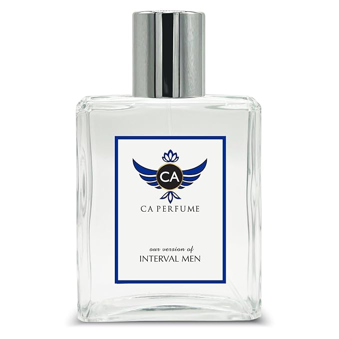 CA Perfume Impression of Amarrage Interval Men For Men Replica Fragrance Dupes Eau de Parfum Spray Bottle 3.4 Fl Oz/100ml-X1