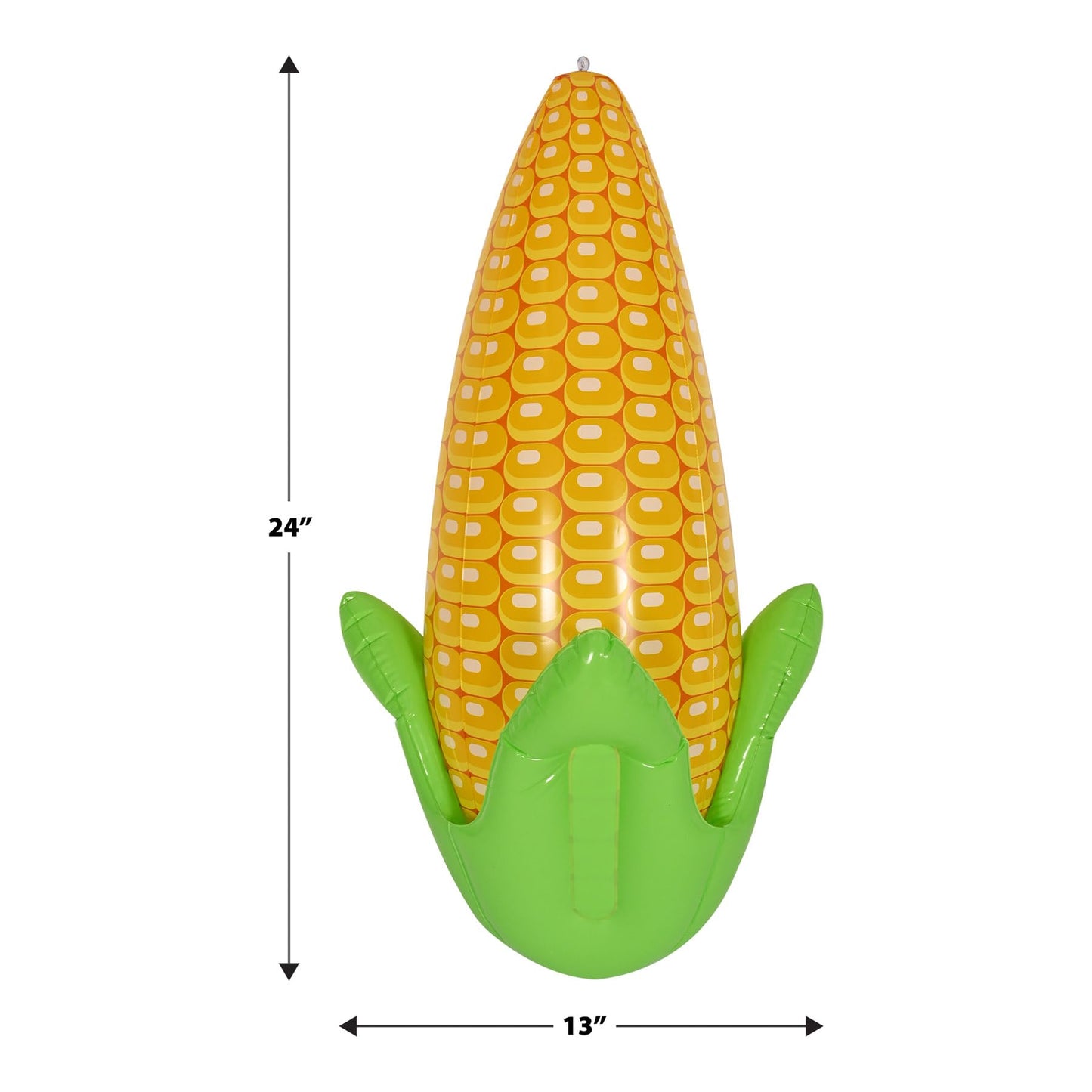 Beistle 24" x 13" Plastic Inflatable Corn Cob for Farm Theme Decorations, Autumn Harvest Fall Party Décor and Supplies