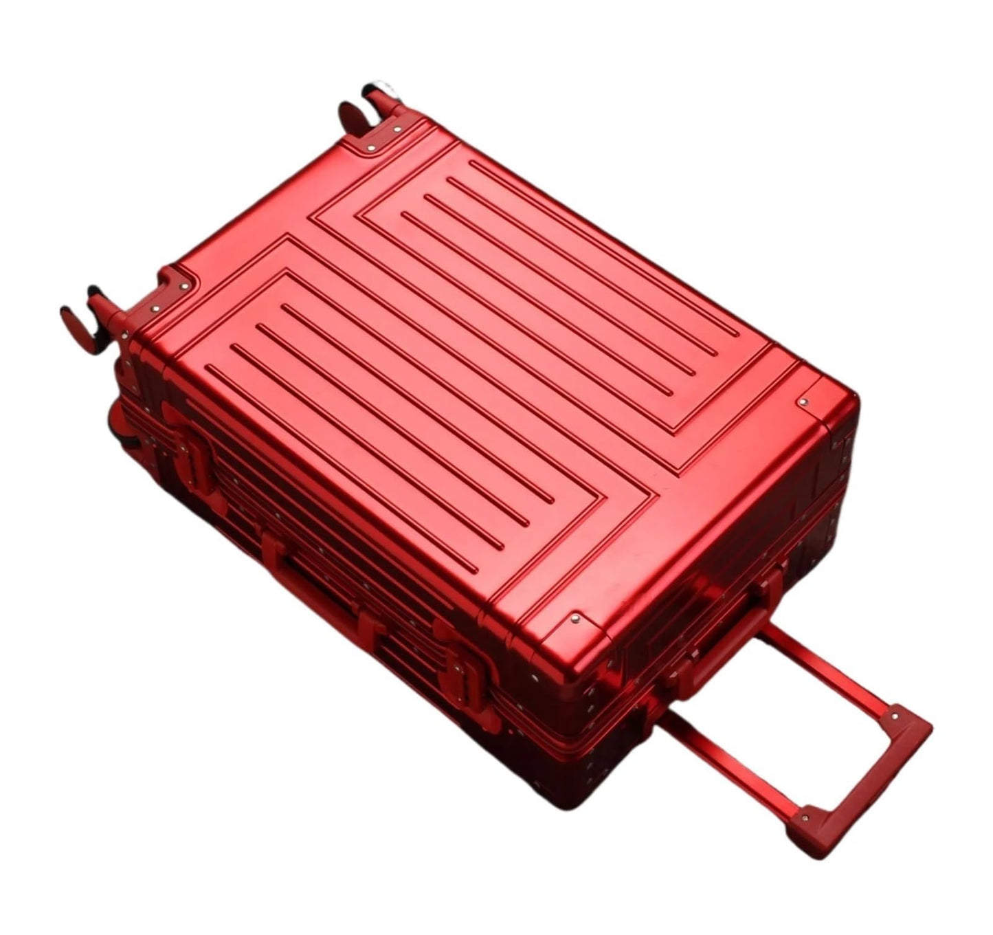 MUdson Trunk Senior Aluminum-Magnesium Alloy Material Travel Luggage 20/24/26/28 Size Travel Suitcase Durable (Color : NO4, Size : 24")