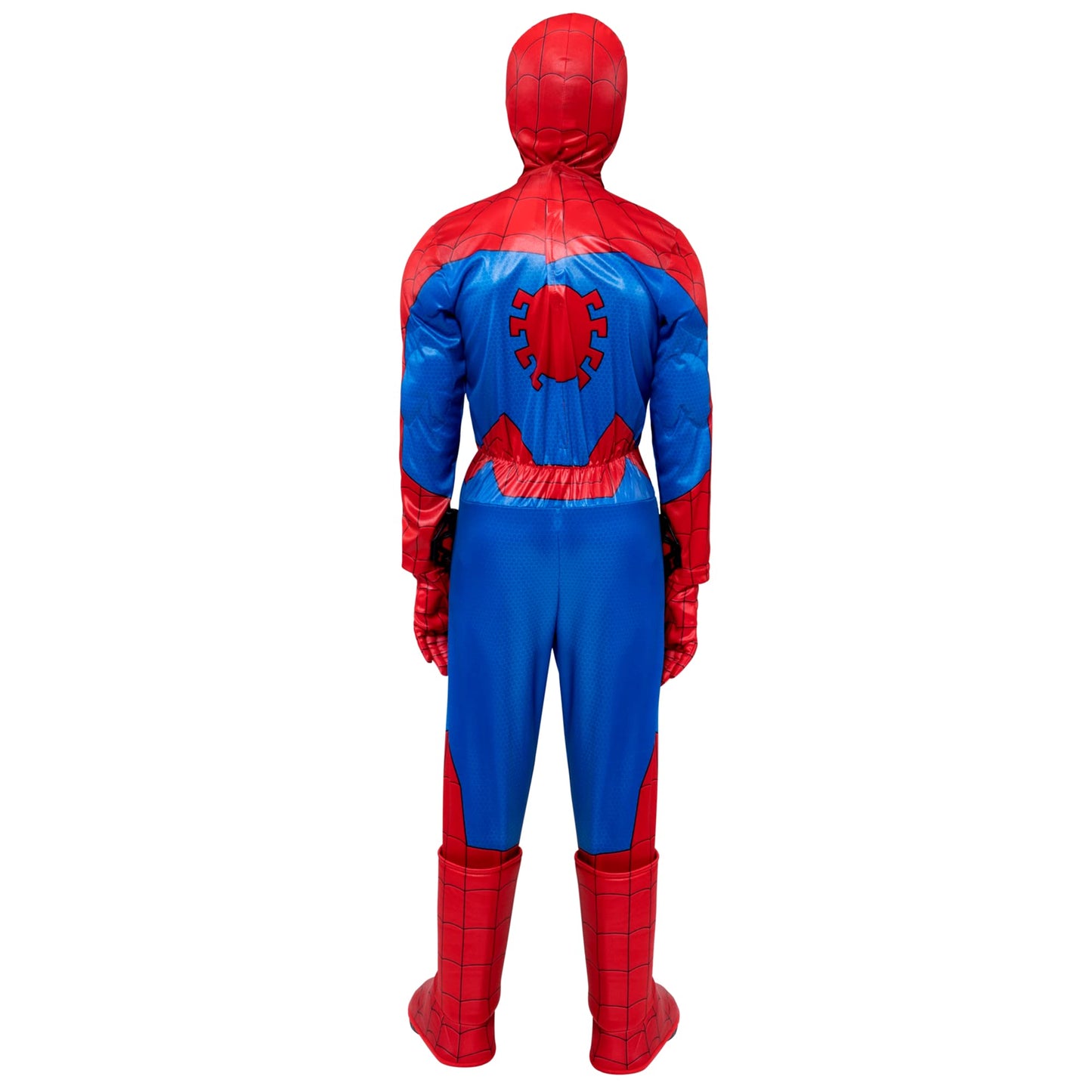 Marvel Spider-Man Official Youth Halloween Costume - Padded Jumpsuit with Gloves and Detachable Mask (XS) Multi