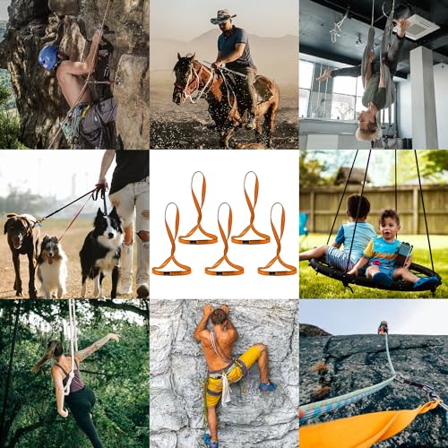 AINIKEY 18MM Nylon Climbing Sling Runner 23KN CE2008/EN566 Rock Climbing Webbing Straps for Outdoor Climbing, Rappelling, ...