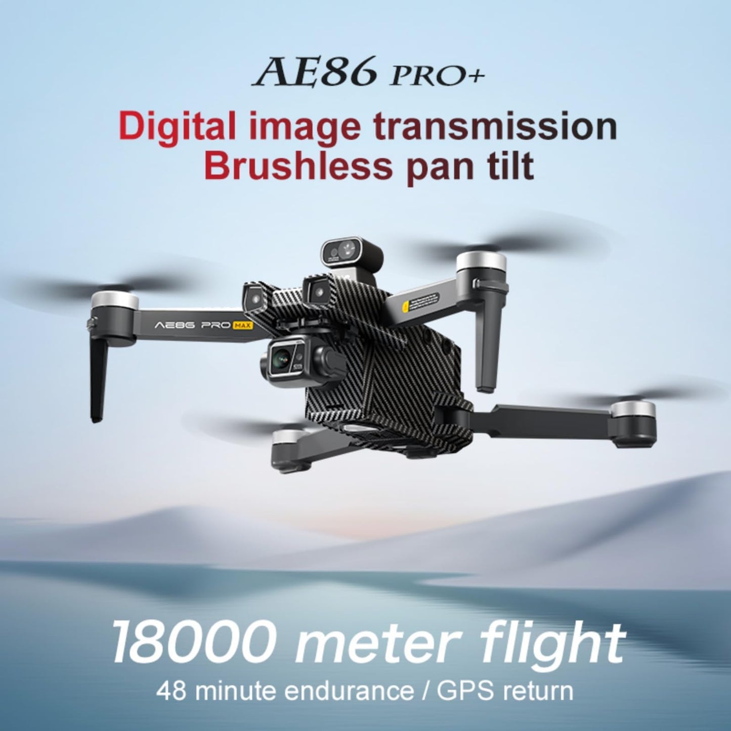 Cyaxzolp AE86ProMax+Drones with Camera for Adults 4K Video,Touch Screen Tablet Remote and 3-Axis Mechanical Gimbal, 5G Digital Transmission, 360° Laser Obstacle Avoidance, GPS Auto Return,Three 8000mAh 45 Mins Long Endurance, 500g Payload, Smart Follow Wa