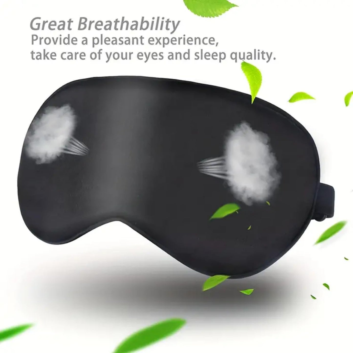 FSA 100% 6A Mulberry Silk Eye Sleep Mask for Side Sleepers, Blackout Eye Mask for Sleep, Reduces Migraines & Puffy Eyes, Travel Office Airplane Use, Ideal Gift for Women & Men