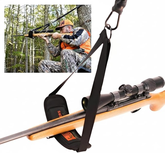 East TN Outfitters TreePod Shooting Rest – Tree Stand Rifle Retention System for Steady Aim & Hunting Support