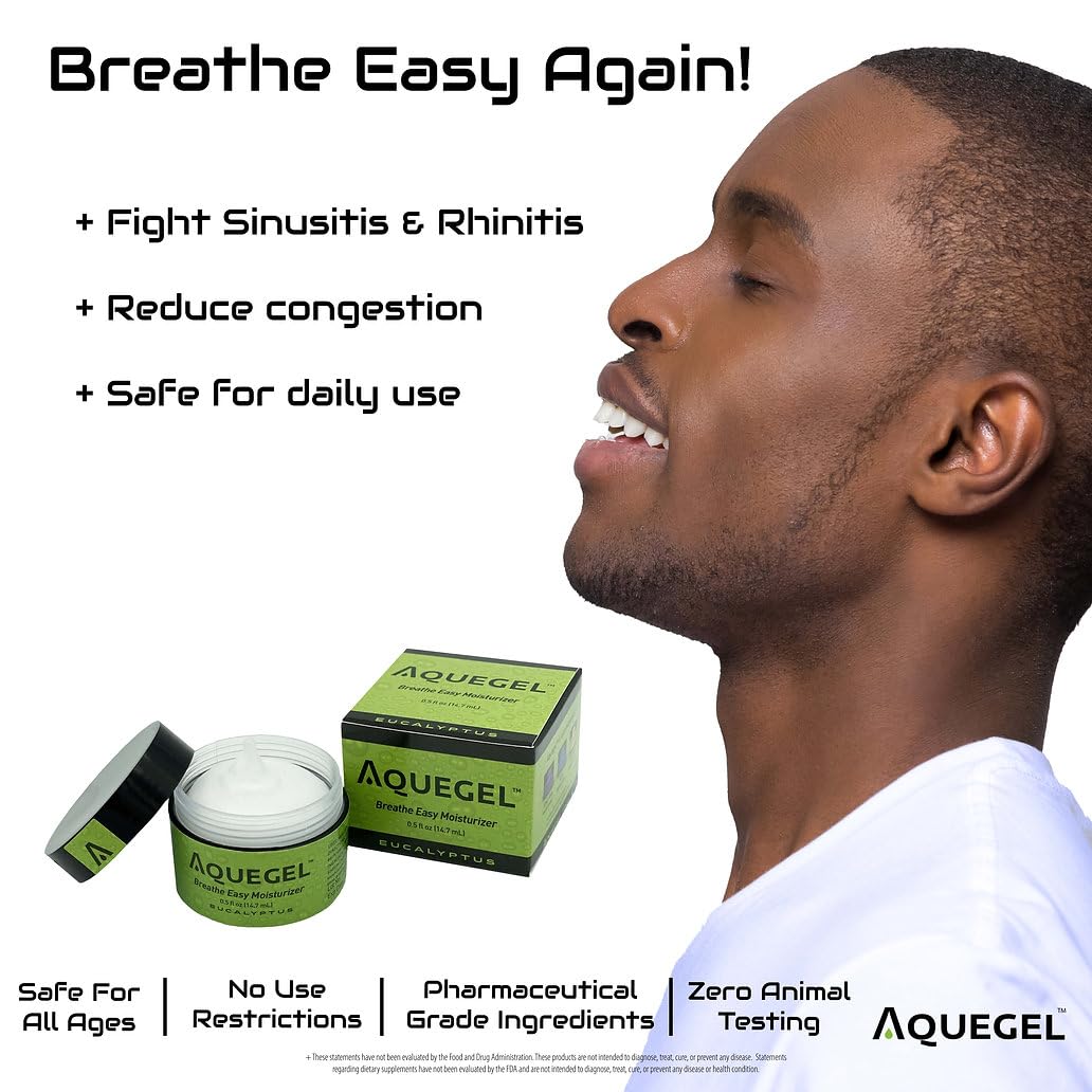 Aquegel Variety Pack (Buy 3, GET 1 Free!) 12-Hour Nasal Moisture Relief, Nasal Moisturizer for Oxygen Therapy, Dry Nose, Nasal Dryness, Nosebleeds, Cannula, CPAP. Saline Nasal Gel