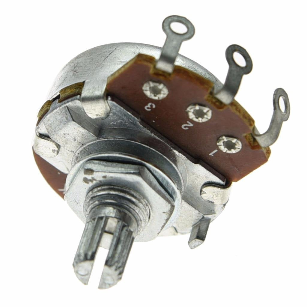 Dopro 5Pcs Audio Guitar Pots Tone 250K Electric Guitar Large Pots 24Mm Base With Short Split Shaft Guitar Potentiometer A250K