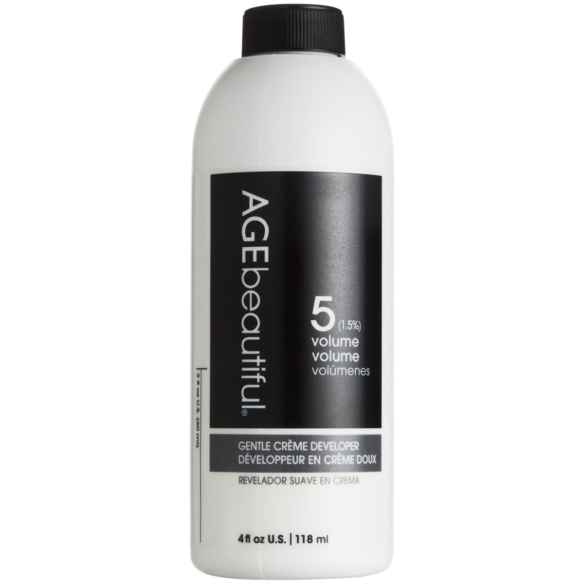 AGE beautiful 5-Volume Gentle Creme Hair Developer | For Permanent Hair Color Dyes, Toners, Lighteners | Professional Salon Colo