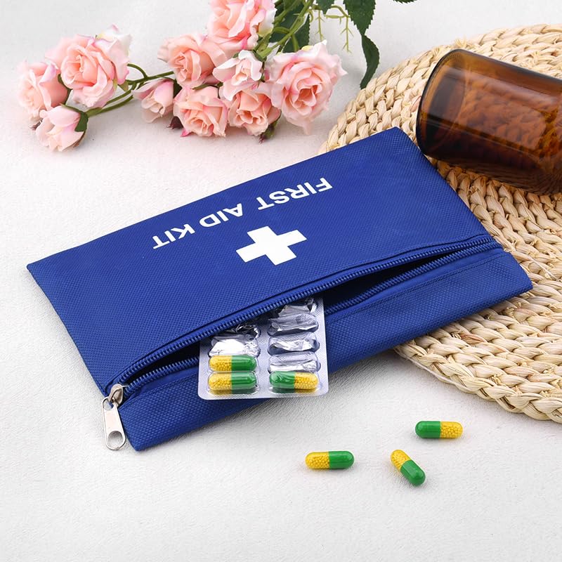 Mini First Aid Kit Bag Empty with Thoughtful Zipper Medical Bags Pouch for Sports Homes Camping Hiking Portable Medicine K...