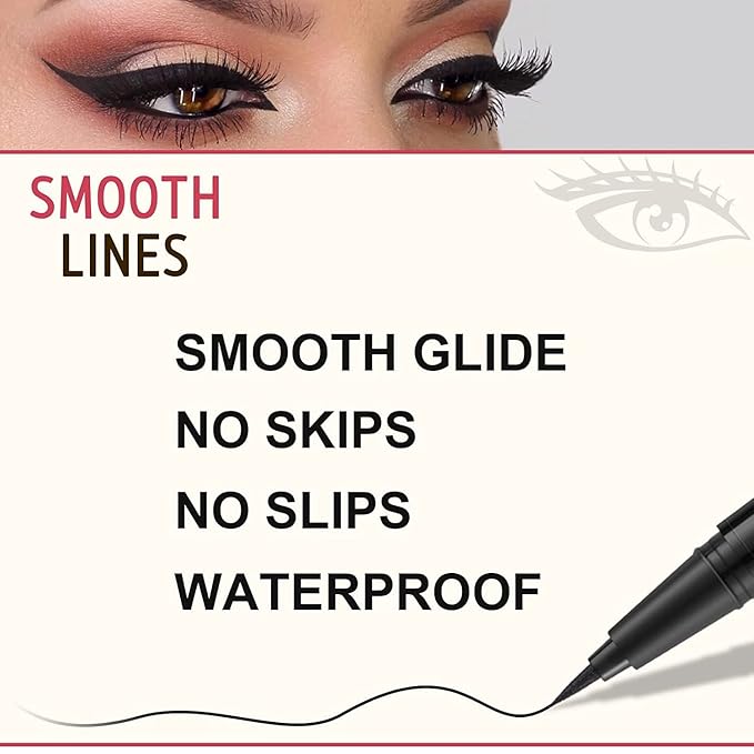 LAVONE Eyebrow Stamp Pencil Kit for Eyebrows Makeup, with Waterproof Eyebrow Pencil, Eyeliner, Eyebrow Pomade, and Dual-ended Eyebrow Brush - Medium Brown