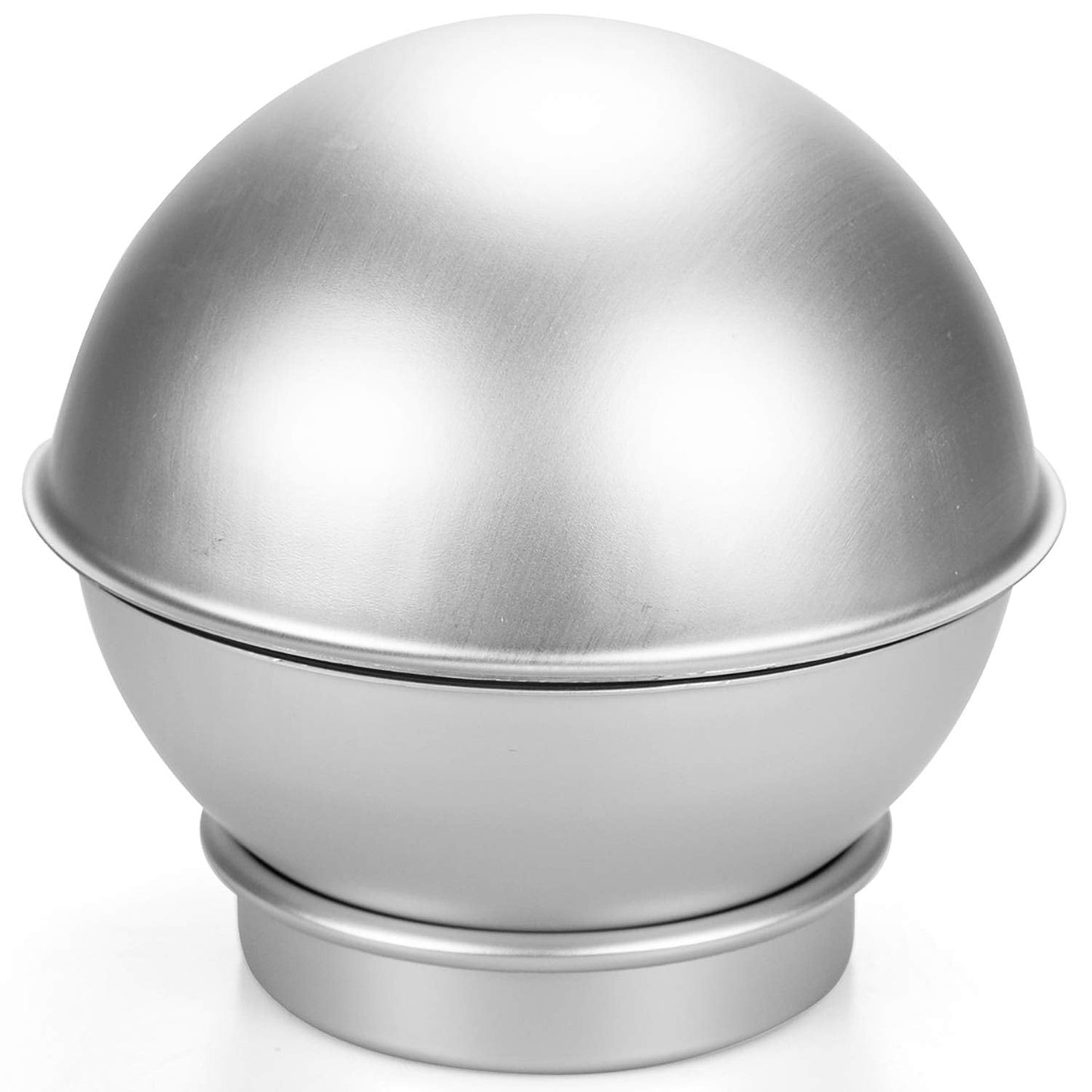 Hedume Set of 8 Cake Sphere Pan, 6.5 Inches 3D Sports Ball Cake Pan to Create Any Ball Shaped Cake, Includes 4 Semicircles and 4 Chassis