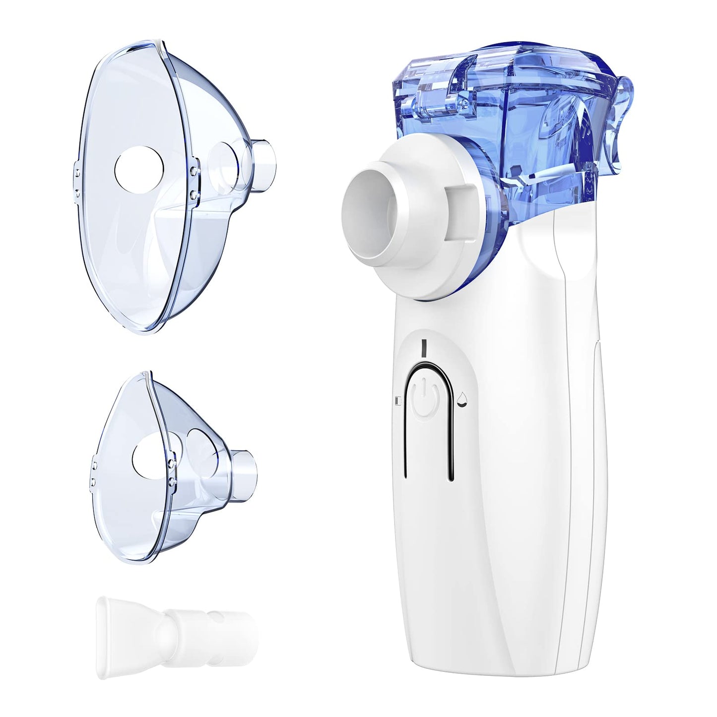 Portable Nebulizer - Nebulizer Machine for Adults and Kids, Mesh Nebulizer with Mouthpiece, Kids and Adults Mask for Travel and Home Usage