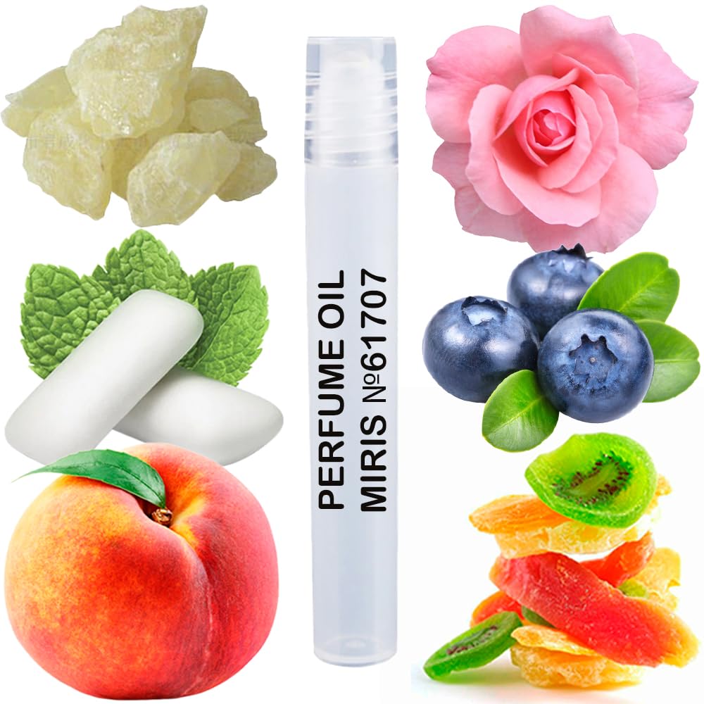 MIRIS No. 61707, Inspired by Toy 2 Bubble Gum, Long-Lasting Perfume Oil for Women Roll-On, Rollerball 0.34 Fl Oz / 10 ml