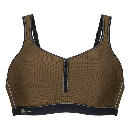 Anita Performance Sports Bra Maximum Support Dark Olive/Black 34A