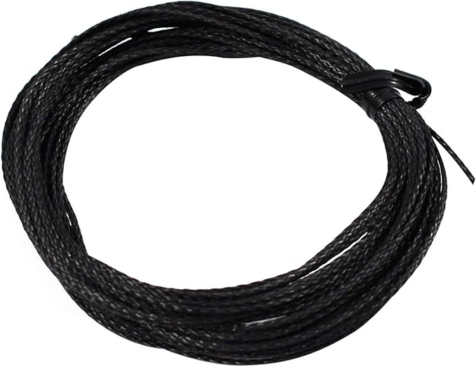 Black Braided Vectran Cord Survival 200lb Breaking Strength 25 Feet