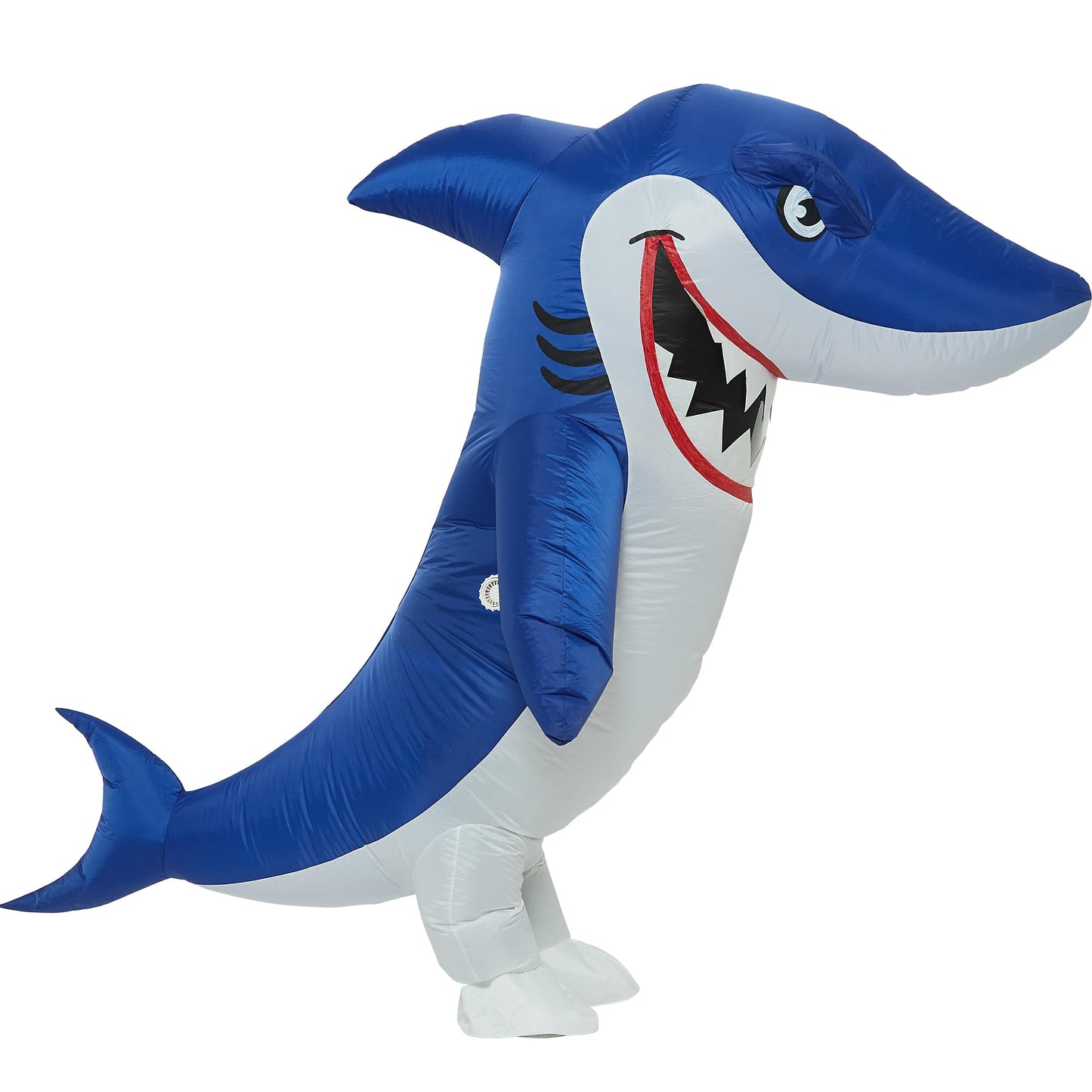 One Casa Inflatable Costume Full Body Shark Air Blow up Funny Party Halloween Costume for Adult Large Size