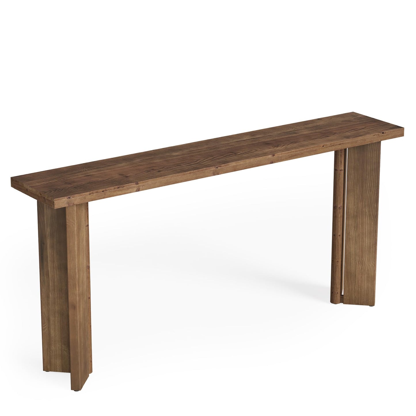 Solid Wood Console Table, 70.9-Inch Narrow Long Sofa Table Behind Couch, Farmhouse Entryway Table for Living Room, Hallway, Foyer