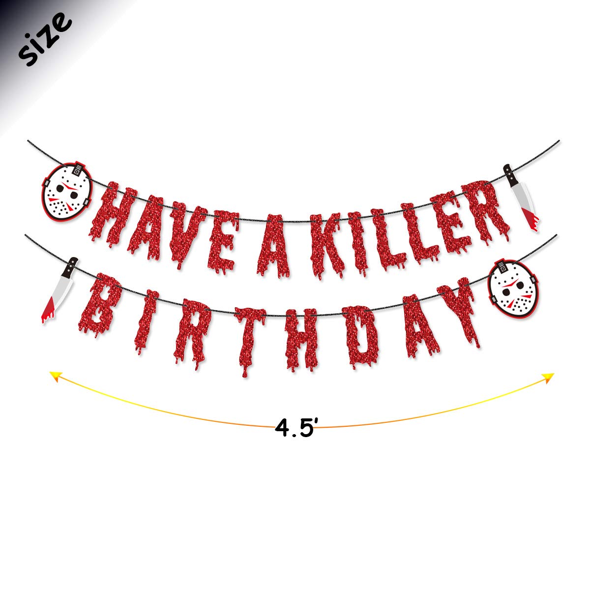 Have a Killer Birthday Banner for Scary Movie Birthday Party Halloween Horror Themed Birthday Party Decorations