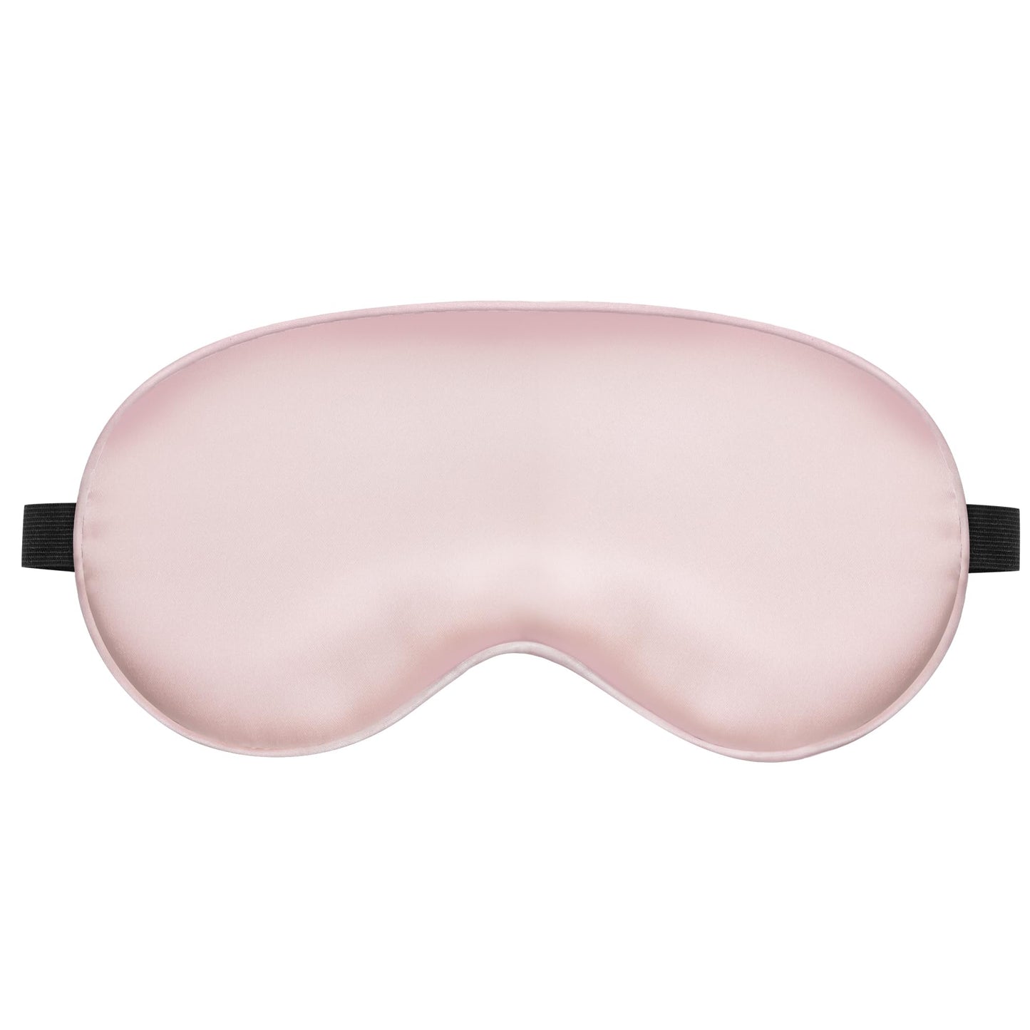Sleep Mask, Silk Eye Mask for Sleeping with Adjustable Strap, Blindfold Eyeshade for Men & Women, Comfortable & Soft Eye Cover Eyeshade for Night Sleep (Pink)