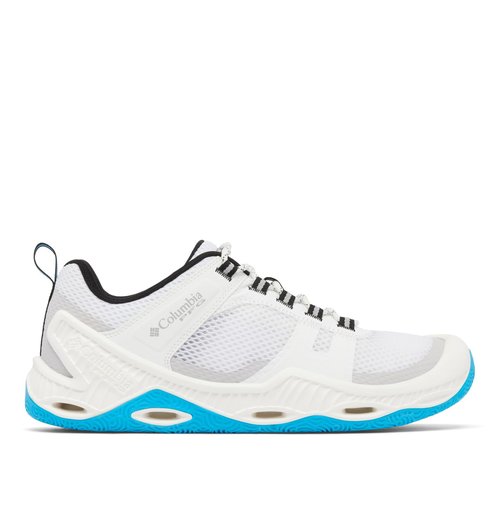 Columbia Men's PFG Pro Sport, White/Ocean Blue, 9
