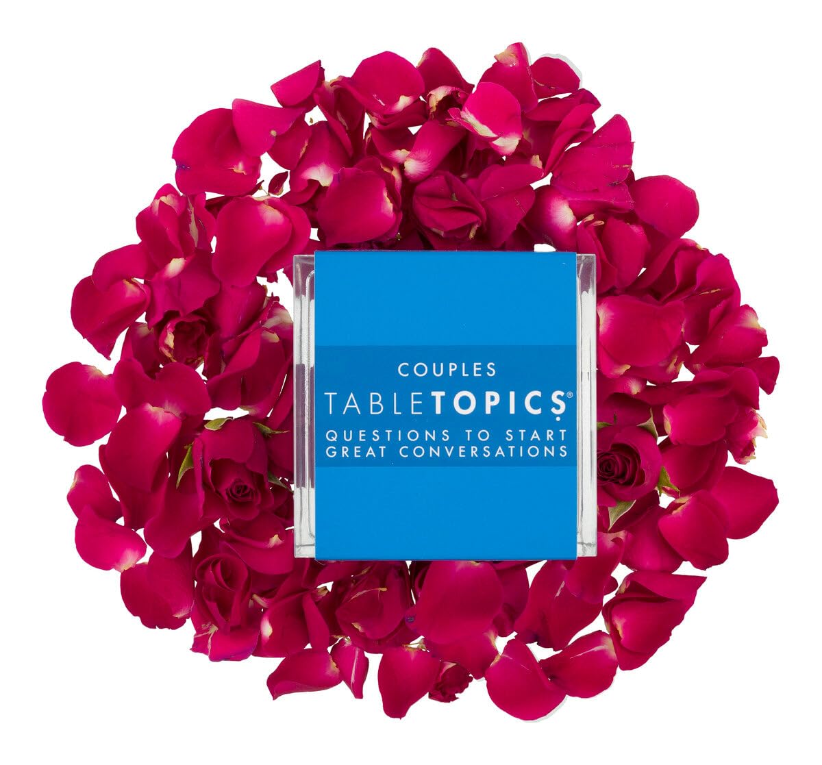 TableTopics Couples Conversation Cards for Romantic Partners with 135 Questions for Date Nights & Intimate Talks, Unique Gift for Anniversaries