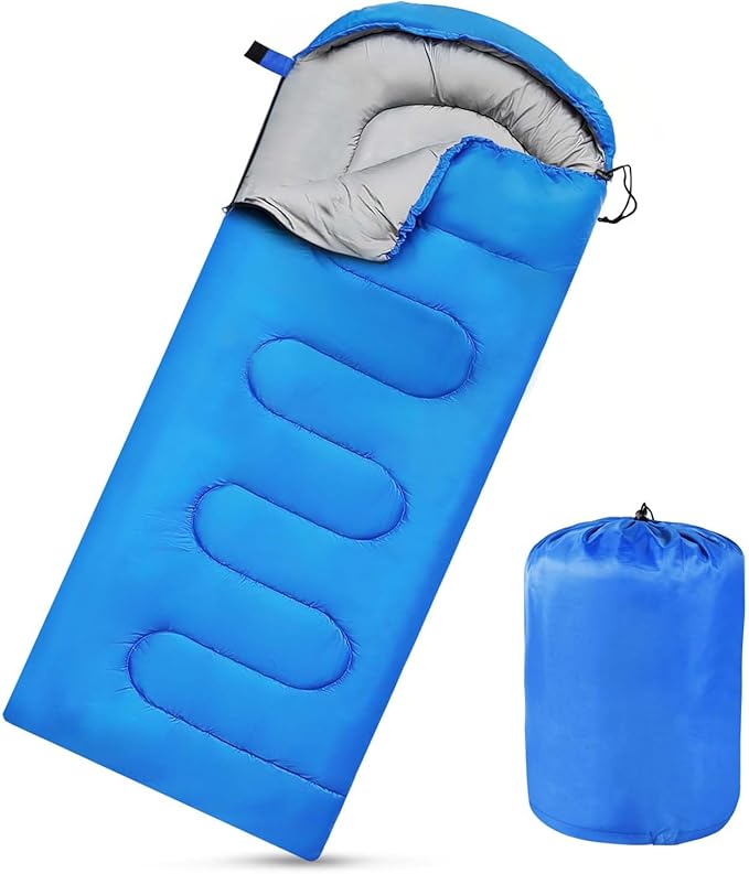 Camping Sleeping Bags for Adults Kids Waterproof Lightweight Sleeping Bag for Cold Weather or Warm Backpacking Hiking Moun...