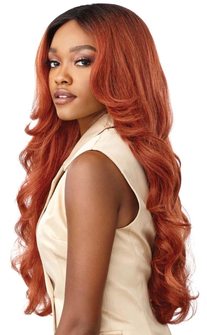 Outre Soft & Natural Synthetic Lace Front Wig - NEESHA 208 (1 Jet Black)