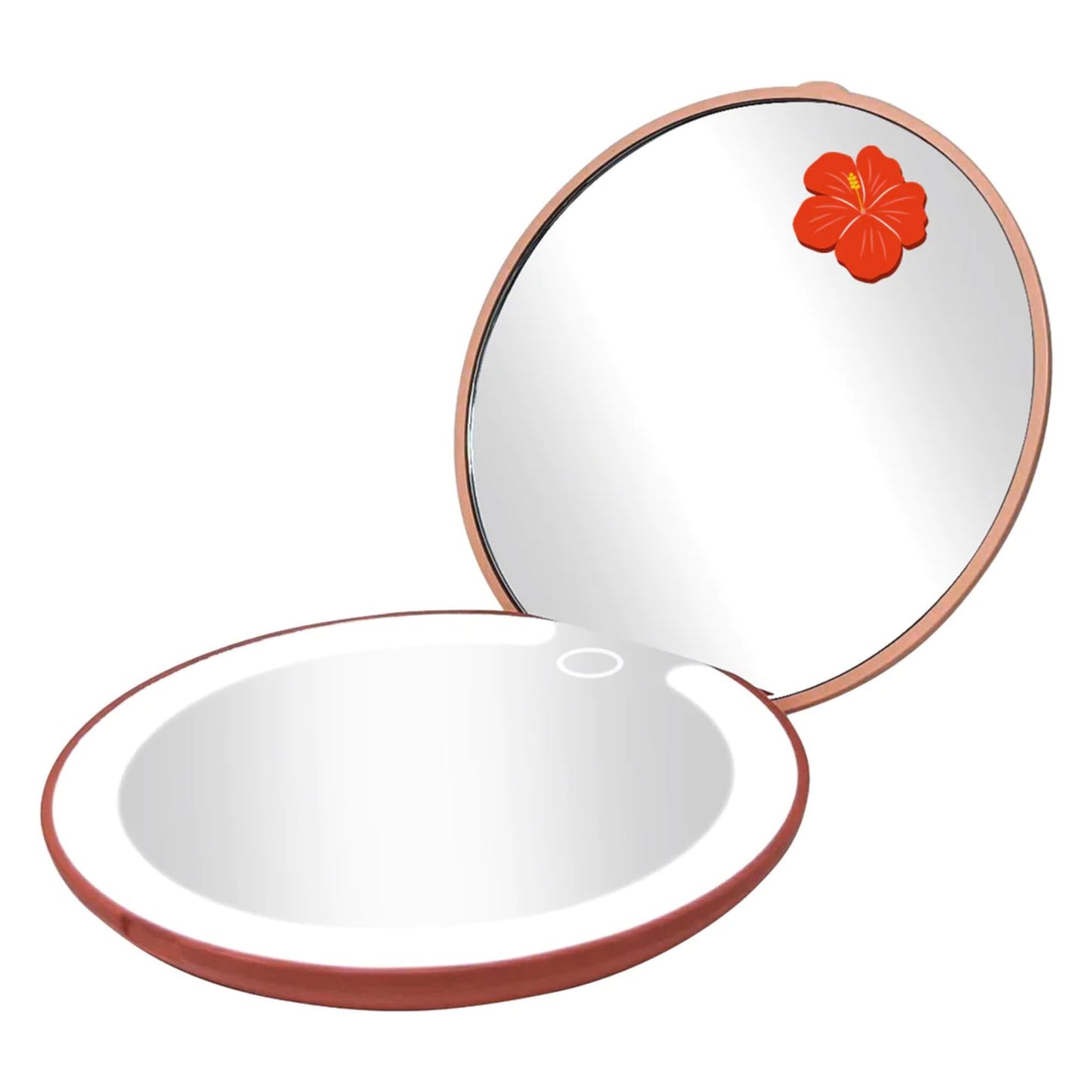 Impressions Vanity Disney Stitch Compact Mirror with Light, Double Sided Cute Travel Makeup Mirror with Magnification, Daylight