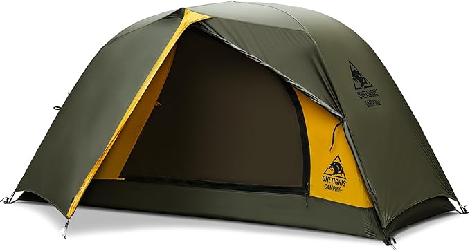 OneTigris Stella 4 Season Camping Tent Backpacking 2 Person Waterproof Lightweight Easy Setup Instant 3000mm Waterproof Ra...