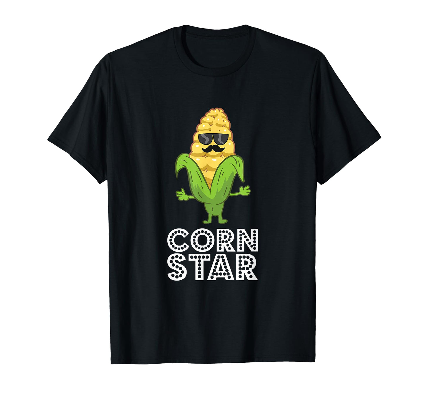 Funny Corn Star With Sunglasses Gift For Corn Farmer T-Shirt