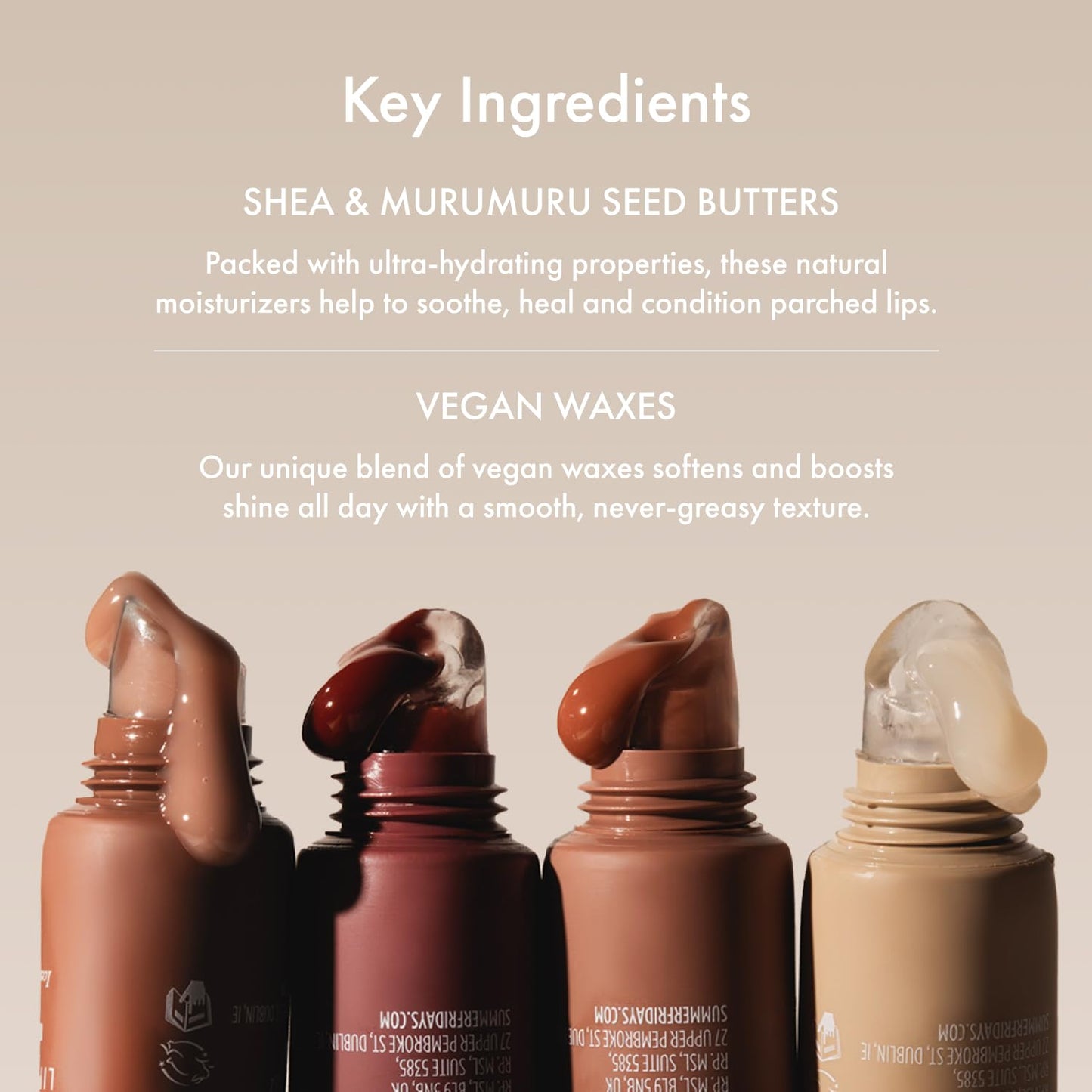 Summer Fridays Tinted Lip Butter Balm Gift Set - Conditioning Vegan Lip Balm for Instant Moisture, Shine & Hydration - Softening